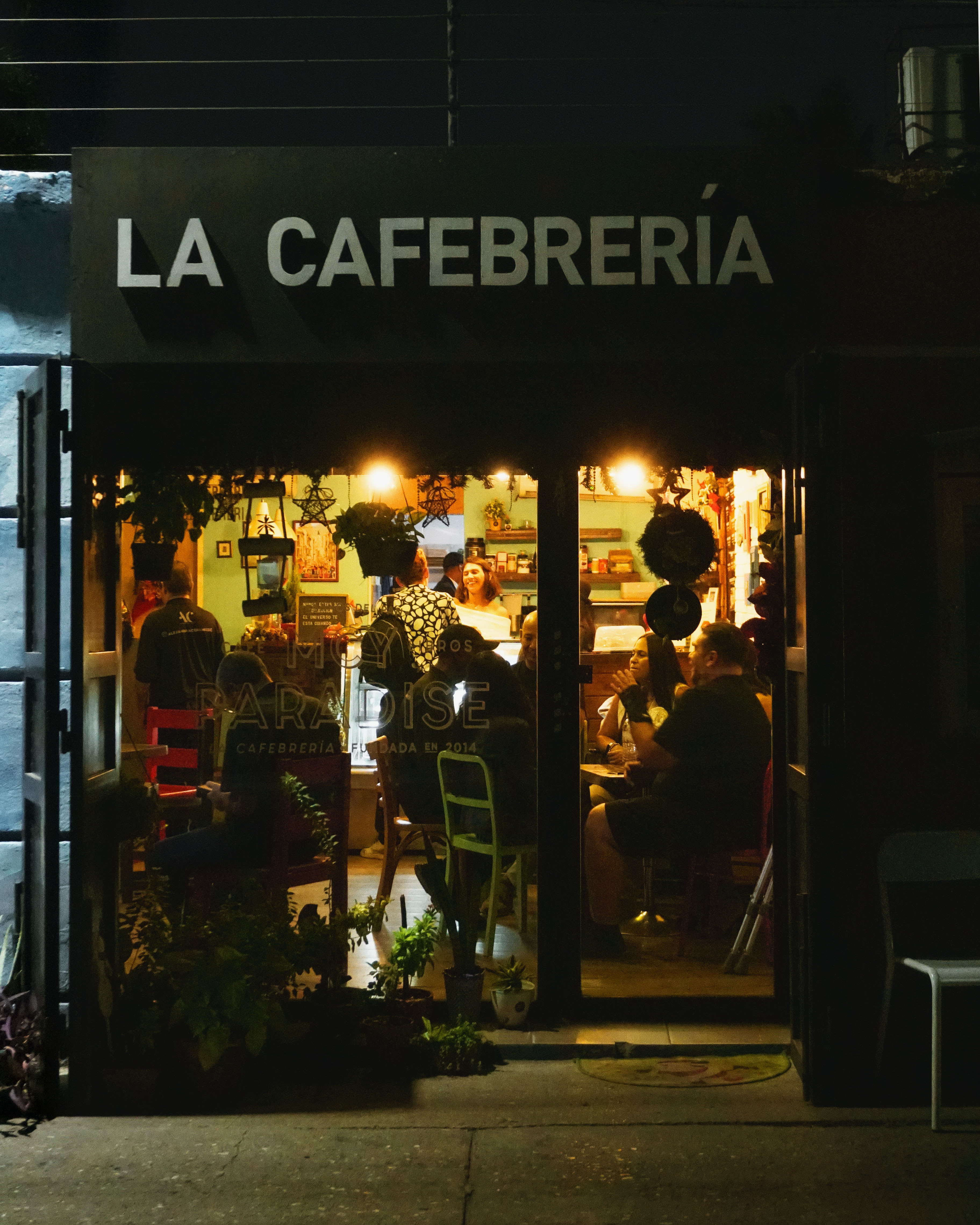 Interior de La Cafebrería